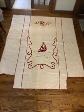 Vintage linen embroidered for sale  Bartlett