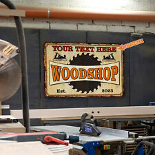 Personalized woodshop sign for sale  Shipping to Ireland