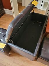 Leather storage ottoman for sale  Chicago