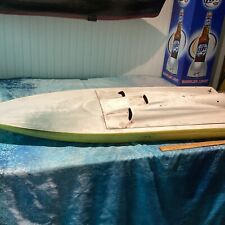 Vintage Rc Boat Hull 37in Fiberglass Wood Remote Control for sale  Shipping to South Africa