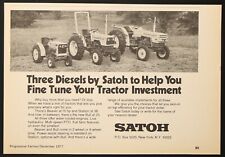 Satoh diesel tractor for sale  Granite Falls