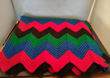 Vintage crochet chevon for sale  Shipping to Ireland