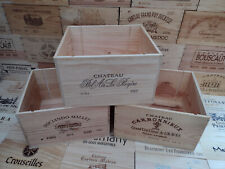 Wooden wine box for sale  CHIPPENHAM