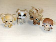 Lote de 4 Littlest Pet Shop Dog Pack Puppy Shi Tzu 6 Spaniel 26 Boxer 235 Pug 133 comprar usado  Enviando para Brazil