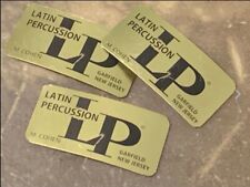 Placas de percusión latinas LP o etiquetas Conga Tumbadora Quinto Timbales Bata $12 cada una segunda mano  Embacar hacia Argentina