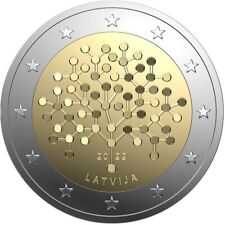 Euro lettonia 2022 usato  Corsico