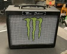Amplificador de guitarra elétrica Fender MD20 Mini Deluxe raro Monster Energy Edition minúsculo comprar usado  Enviando para Brazil