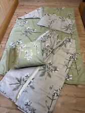 NEXT Single Botanical Duvet Cover Set + Curtains 54”D x 66”W + Cushion - VGC, used for sale  Shipping to South Africa
