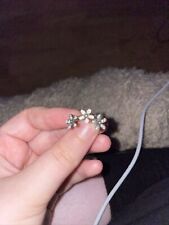 Pandora Ring - 3 Flowers - Silver - Size 54 for sale  STOKE-ON-TRENT