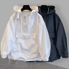 Suéter con capucha informal Anorak para hombre impermeable de dos tonos, usado segunda mano  Embacar hacia Mexico