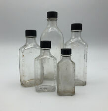 Botellas de medicina de colección Brockway Sani-Glas vidrio vidrio DuraGlas volumen marca número romano segunda mano  Embacar hacia Argentina