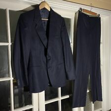 Usado, Conjunto de jaqueta e calça vintage Pierre Cardin listra de giz terno de lã comprar usado  Enviando para Brazil