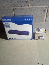 Bestway Air Bed - 185 X 76 X 22 Cm Single Blue + Electric Air Pump  for sale  Shipping to South Africa