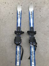LL Bean Snowflake Girls/Boys/Youth/Kids/Toddler XC Cross Country Skis 90 cm, used for sale  Erie