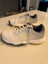 Sapatos de golfe Adidas masculinos de couro - tamanho 2 comprar usado  Enviando para Brazil