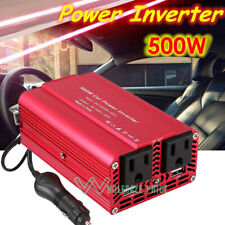 Convertidor de corriente continua 500W para automóviles carrozas CC 12V a 110V inversor de potencia de CA, usado segunda mano  Embacar hacia Argentina