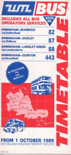 Wmpte bus timetable for sale  WIRRAL