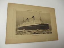 Old AK Collection SHIPS (Part 16) Special Card 1923 White Star Line "S.S. Honeric" for sale  Shipping to Ireland