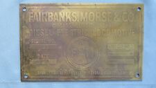 Brass fairbanks morse for sale  Montrose