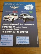 Chatenet barooder brochure d'occasion  Expédié en Belgium