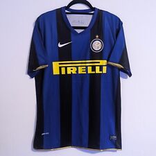Camiseta deportiva retro del Inter de Milán 2008/09 para hombre #10 L segunda mano  Embacar hacia Argentina