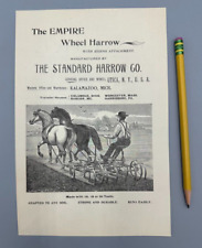 1890s empire harrow for sale  Minneapolis