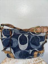 Coach denim large for sale  Plymouth