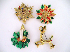 Christmas brooches pins for sale  Lakeland