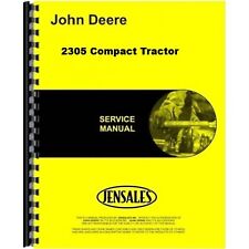 Manual de serviço de trator compacto John Deere 2305 comprar usado  Enviando para Brazil