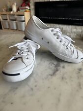 Tênis Converse Jack Purcell unissex de lona branca tamanho masculino 5 feminino 6.5, usado comprar usado  Enviando para Brazil