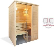 Sauna finlandese massello usato  Milano