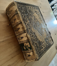 Rare Antique Illustrated Family Holy Bible Commentaries of Scott and Henry 1871 comprar usado  Enviando para Brazil