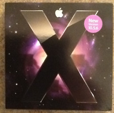 Retail Boxed Apple Mac Leopard OS X 10.5 (OS 10.5.6) w/OS 10.5.8 ComboUpdate DVD for sale  Shipping to South Africa