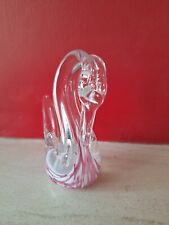 Elegant glass swan for sale  RAYLEIGH
