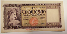 Banconota 500 lire usato  Gallarate