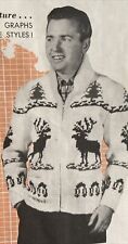 reindeer knitting pattern for sale  UK