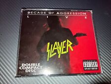CD Decade of Aggression: Live by Slayer 2 conjunto de discos 1991 completo limpo testado comprar usado  Enviando para Brazil