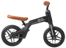 Q Play Tech Balance Bike Black Brown 10" Wheels Used Free UK Delivery, used for sale  Shipping to South Africa