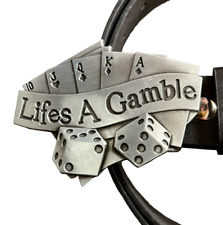 Life gamble buckle for sale  Ireland