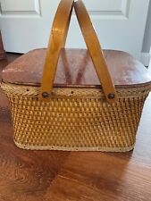 Vintage picnic basket for sale  Carthage