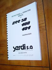 Serdi ERR 50 100 101 Instruction & Parts Manual for sale  Shipping to South Africa