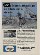 1956 Fordson Major Diesel Tractor Ad: FMD Tractor Loader -Birmingham, Michigan for sale  Shipping to Ireland