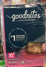 GoodNites Girls' Nighttime Bedwetting Underwear,XL 95-140 lbs, 28 count(see box) for sale  Shipping to South Africa