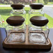 Vintage canisters glass for sale  Spencerport