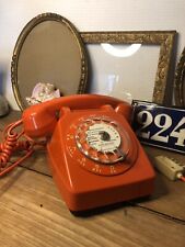 Vintage telephone orange d'occasion  Gommegnies