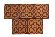 Antique tile floral for sale  Shipping to Ireland