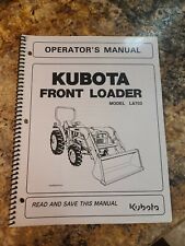 Kubota Front Loader Operator's Manual Model LA703 for sale  Valliant