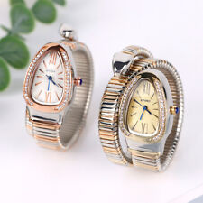 Relógio feminino de luxo pulseira de cobra relógio de quartzo retrô serpentina aço comprar usado  Enviando para Brazil