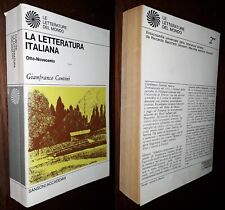 Letteratura italiana otto usato  Roma