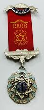 Used, Vintage fully hallmarked silver and enamel masonic medal for sale  Shipping to South Africa
